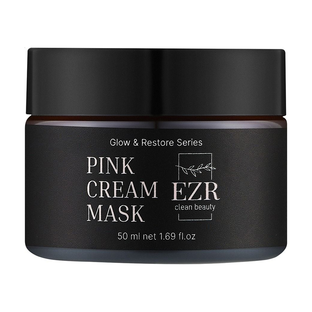 Уцінка! Денна рожева маска для обличчя EZR Clean Beauty Glow &amp; Restore Series Pink Cream Mask, 50 мл